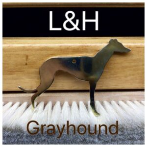 Ciondolo portachiavi silhouette Grayhound