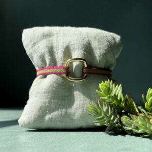 Bracciale ribbon quadrato grande