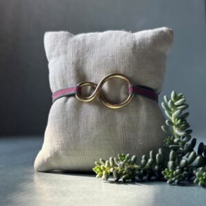Bracciale ribbon infinito