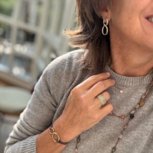 Bracciale ribbon infinito